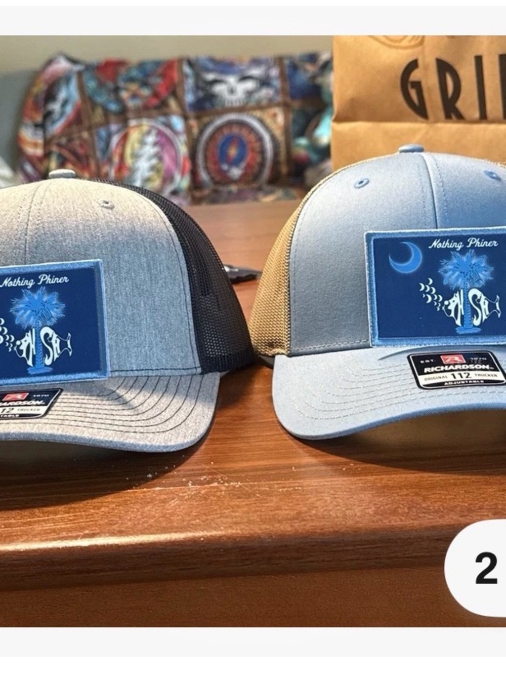 Nothing Phiner Light Blue Patch Trucker Hat